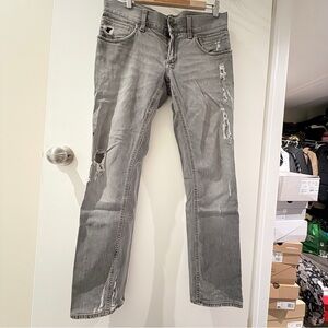 Dolce & Gabbana Men's Light Gray Straight Jeans